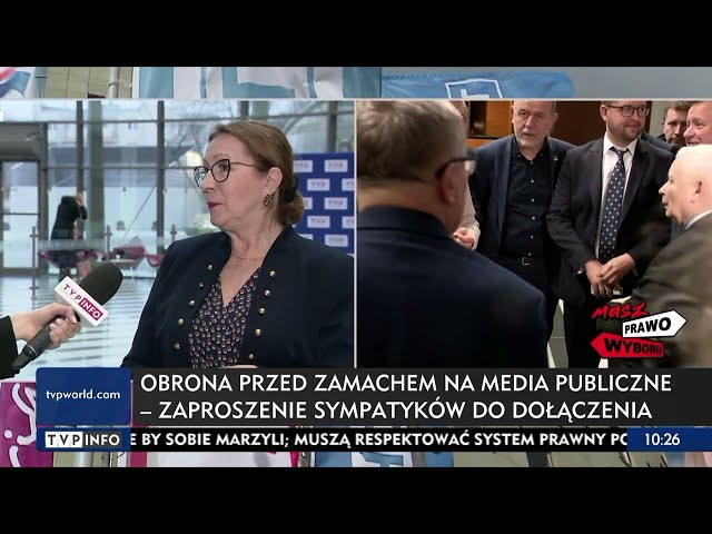 ⁣Anna Milczanowska (PiS): Chrońmy Telewizję Polską i Polskie Radio