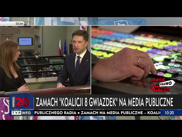 ⁣Sylwester Tułajew (PiS): „Koalicja 13 grudnia” w sposób bezprawny próbuje przejąć media publiczne