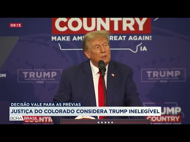 Donald Trump é declarado inelegível pela Justiça do Colorado