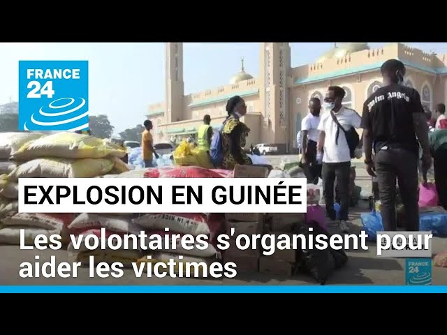 Guinée : après l'incendie meurtrier à Conakry, les volontaires s'organisent pour aider les