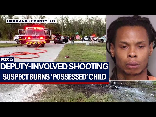 Armed suspect accused of burning ‘possessed’ child killed by deputies