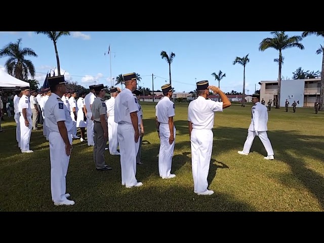 85 stagiaires présentés au drapeau du RSMA