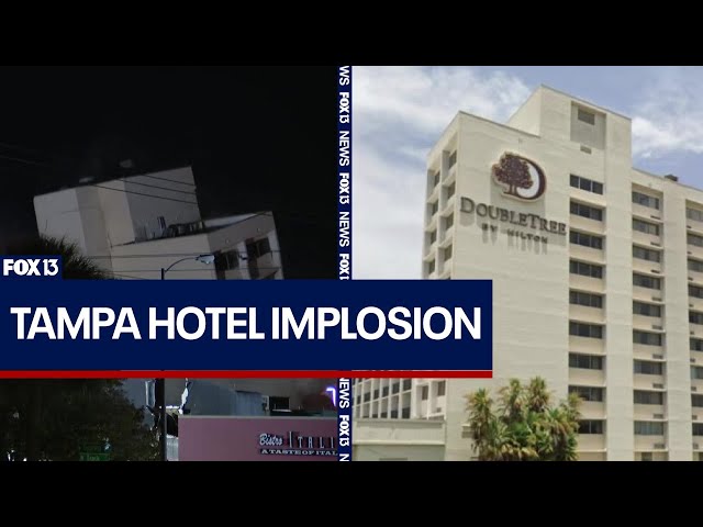 Tampa hotel implosion sets stage for billion-dollar construction project