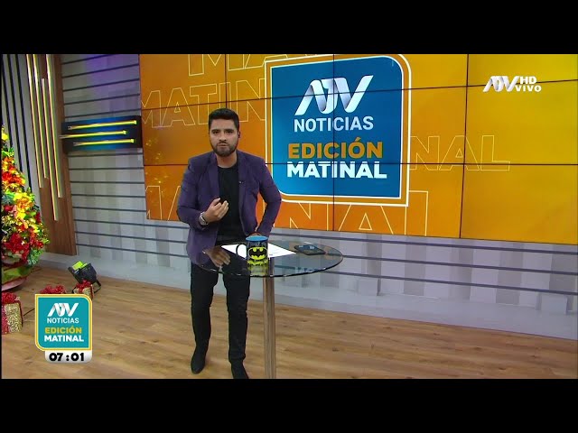 ATV Noticias Matinal: Programa del 20 de diciembre del 2023