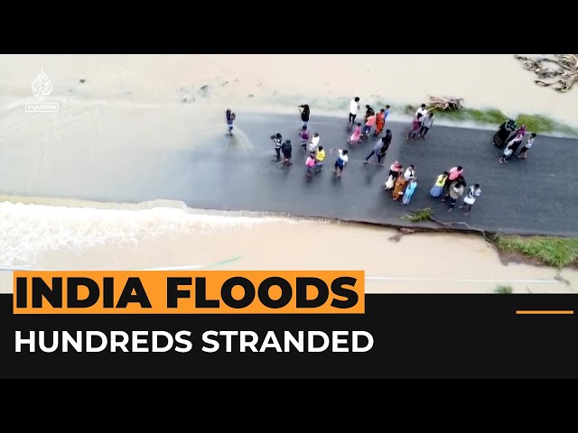 Deadly floods in India leave hundreds stranded | #AJshorts