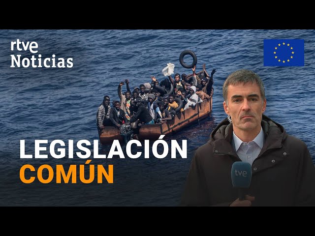 UE: ACUERDA el PACTO de MIGRACIÓN y ASILO con MAYOR CONTROL y CUOTAS de REPARTO | RTVE Noticias