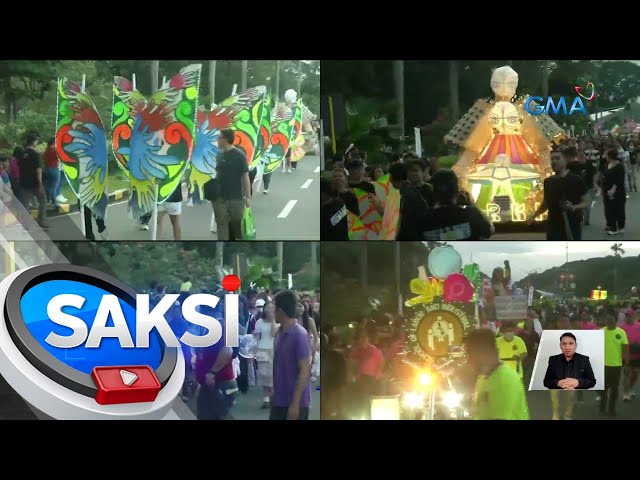 Mga pailaw sa UP Lantern Parade, may hugot sa iba't ibang isyu ng lipunan | Saksi