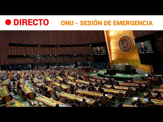 ONU  EN DIRECTO: CONSEJO de SEGURIDAD que DEBATE un ALTO el FUEGO en GAZA | RTVE Noticias