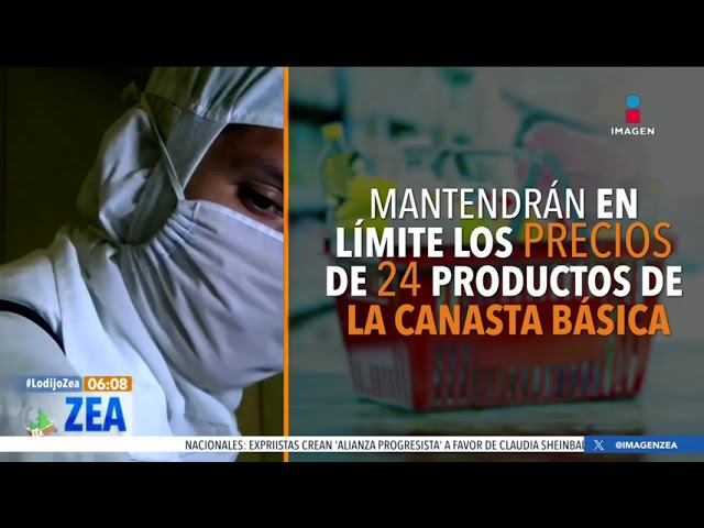 Acuerdan mantener límite a los precios de productos de la canasta básica