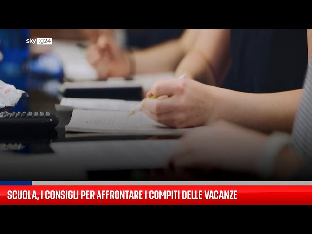 Scuola, i consigli per affrontare i compiti delle vacanze