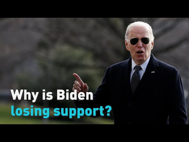 Why is Biden losing support?