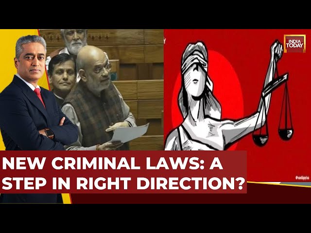 News Today With Rajdeep Sardesai LIVE | New Criminal Law Citizen Friendly? | India Today News Live