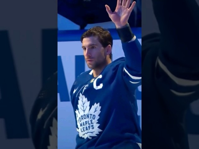 Toronto Captain John Tavares Is Honoured For Hitting The 1000-point Milestone. 