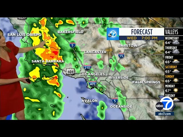 SoCal rain timeline: Here’s a breakdown of when to expect heavy rain