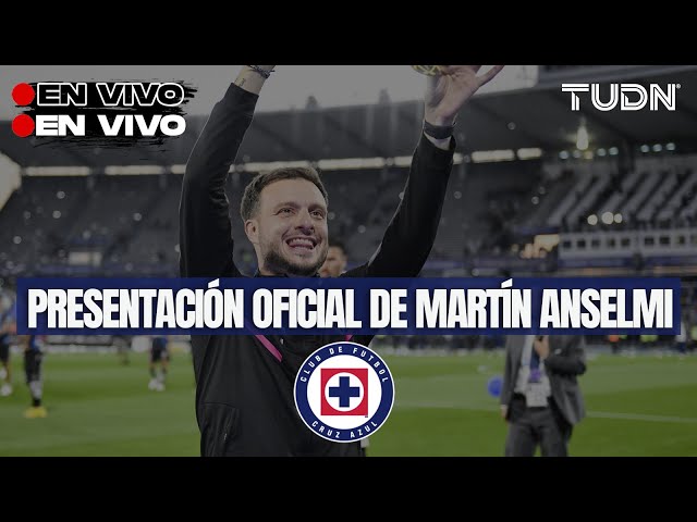  EN VIVO | Presentación oficial de Martín Anselmi con Cruz Azul | TUDN