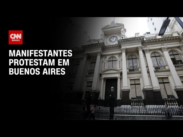 Manifestantes protestam em Buenos Aires | CNN 360º