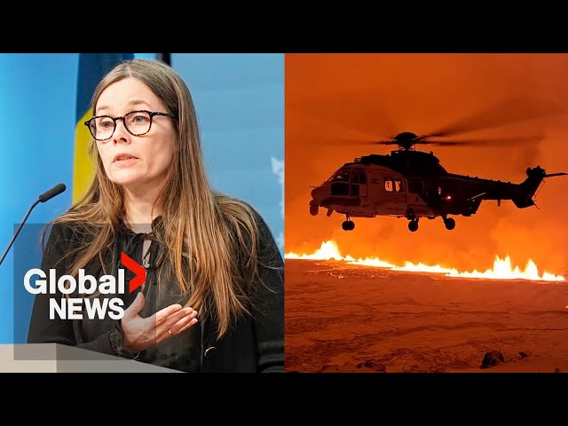 ⁣Iceland PM speaks on Grindavik evacuation after volcano eruption: “It is just the norm for us”