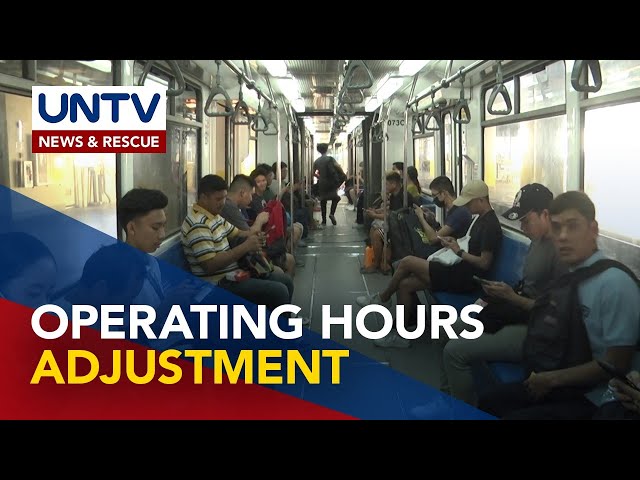 Oras ng operasyon ng LRT Line 1 at 2, at ng MRT–3, palalawigin sa Dec. 20-23 — DOTr