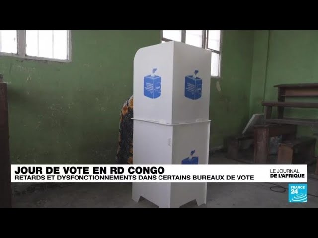 RD CONGO : Retards et dysfonctionnements dans certains bureaux de vote • FRANCE 24