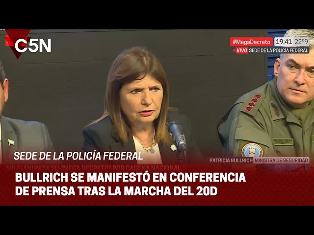 PATRICIA BULLRICH: "Los que QUEBRARON la LEY tendrán CONSECUENCIAS"