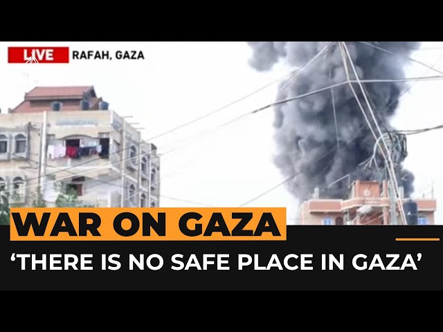 Israeli strike hits during live report near hospital in Rafah | Al Jazeera Newsfeed