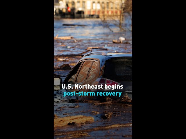 U.S. Northeast begins post-storm recovery