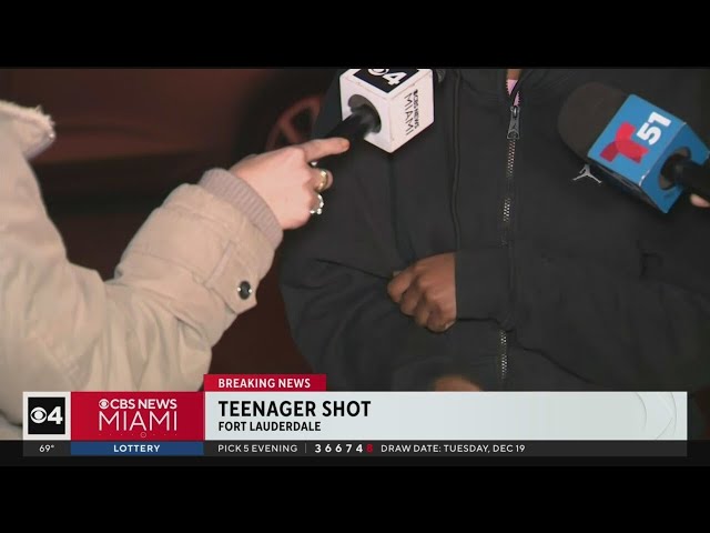 Teen shot in Fort Lauderdale