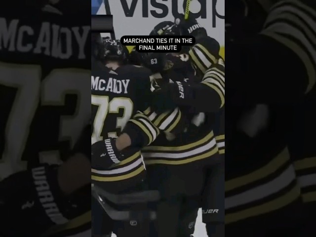 Brad Marchand Ties It For The Bruins 