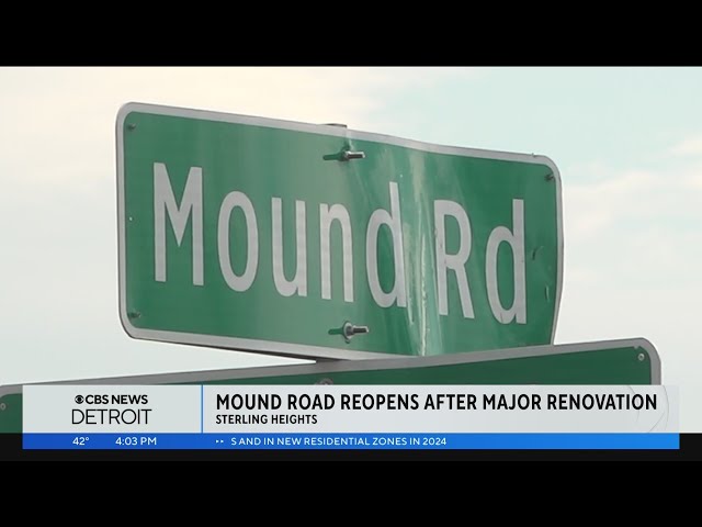 Macomb County leaders celebrate reopening of Mound Road after renovations