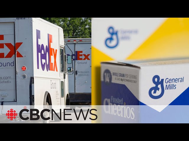 FedEx, General Mills sales decline as consumers pinch pennies