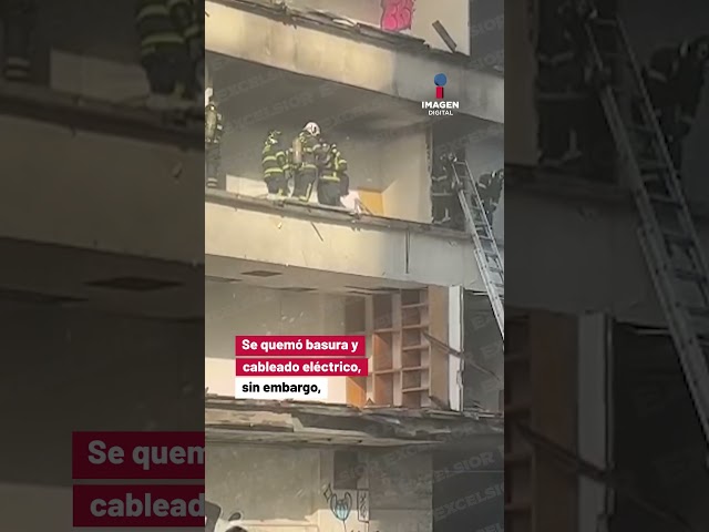 Se incendia edificio del ISSSTE en Paseo de la Reforma #shorts