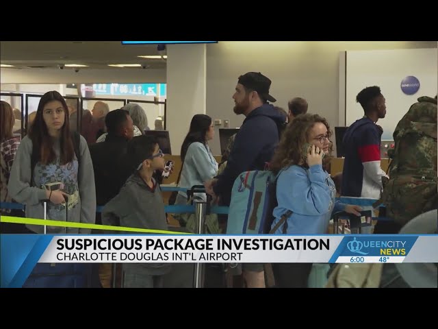 CLT airport package investigation comes during busy time