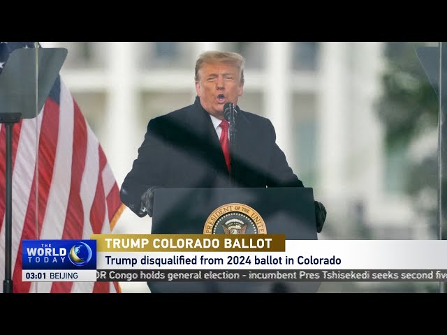 Colorado Supreme Court rules Donald Trump be removed from 2024 election ballots