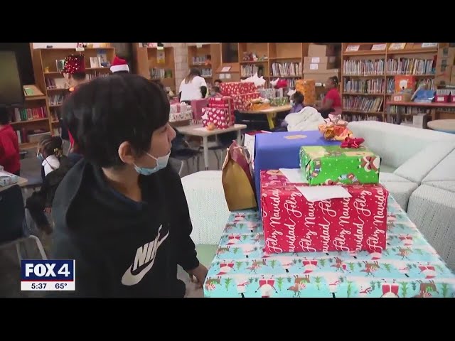 Dallas ISD students surprised with presents