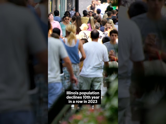 Illinois population declines 10th year in a row in 2023