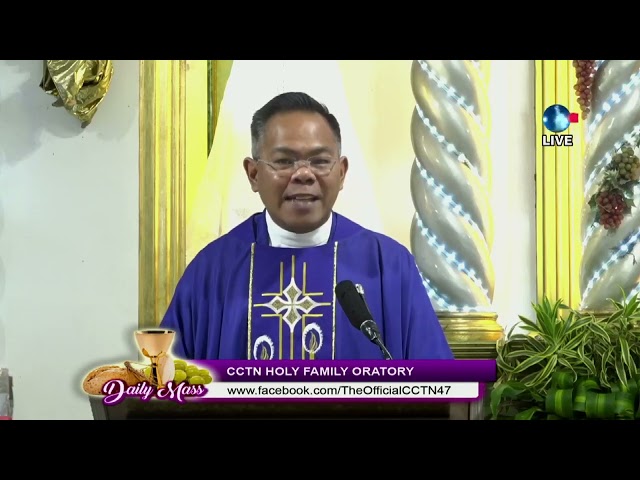 21 Dec  2023 HOMILY Rev  Fr  Mhar Balili