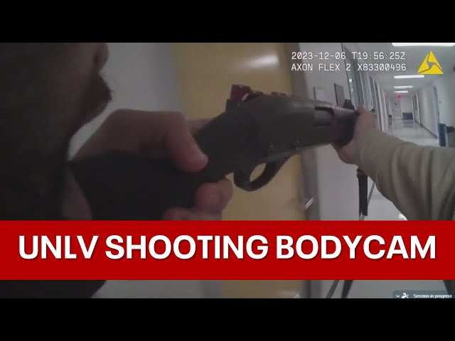 Bodycam video of UNLV shooting released