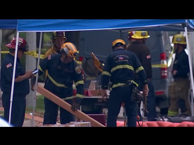 Man found dead in a partial trench collapse in Tustin