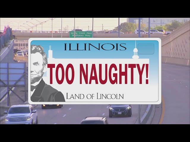 Illinois reveals 'naughty' license plate list for 2023