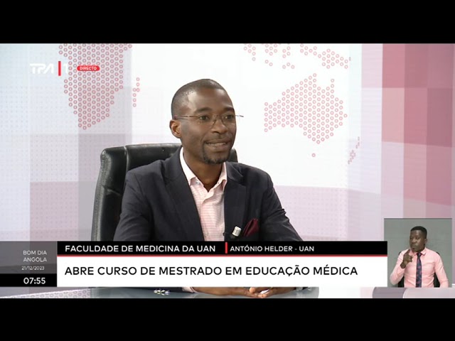 Faculdade de medicina da UAN - Abre curso de mestrado em educação médica