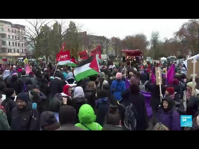 À Berlin, la communauté palestinienne continue à se mobiliser pour Gaza • FRANCE 24