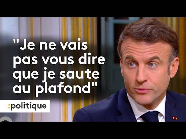 Emmanuel Macron défend la loi immigration