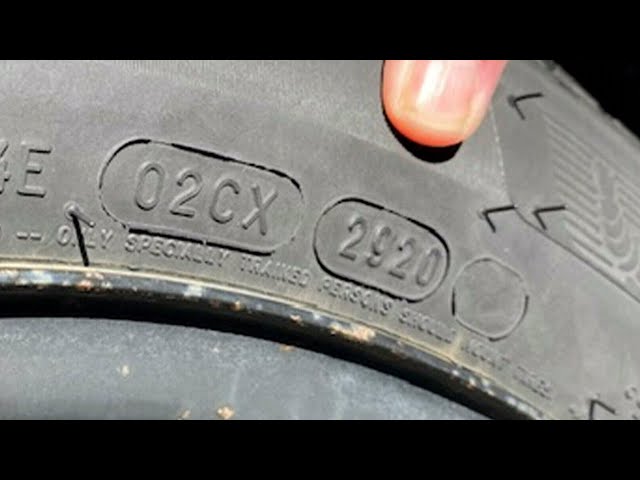 How old are your tires? How to read tire manufacturing date codes