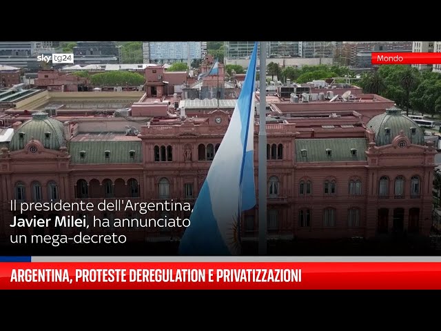 Argentina, proteste per misure annunciate da Milei