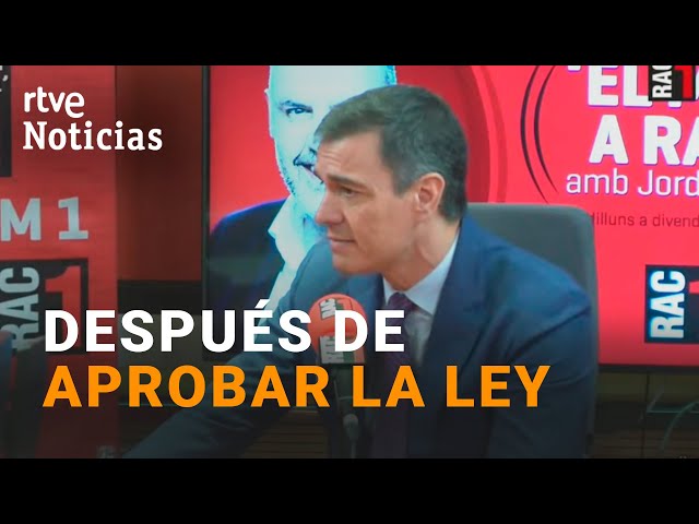 SÁNCHEZ se REUNIRÁ con PUIGDEMONT una vez se APRUEBE la LEY de AMNISTÍA | RTVE Noticias