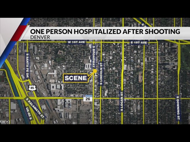 1 injured in overnight Denver shooting