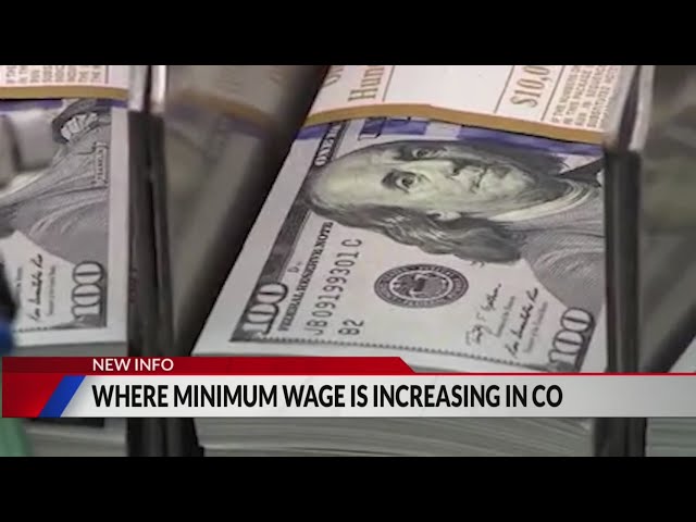 Colorado's minimum wage to increase in new year