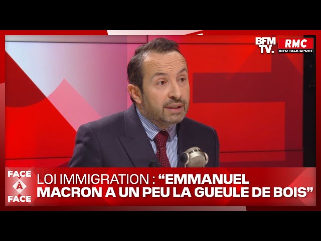 Sébastien Chenu (RN) estime qu'"Emmanuel Macron a un peu la gueule de bois"