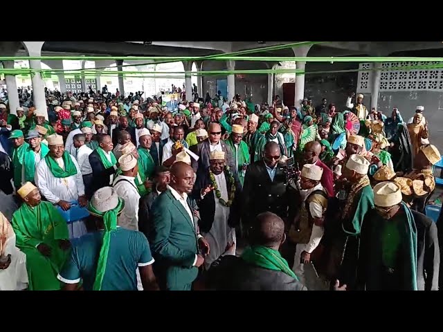 Mouigni Baraka accueilli en fanfare à Ntsoudjini