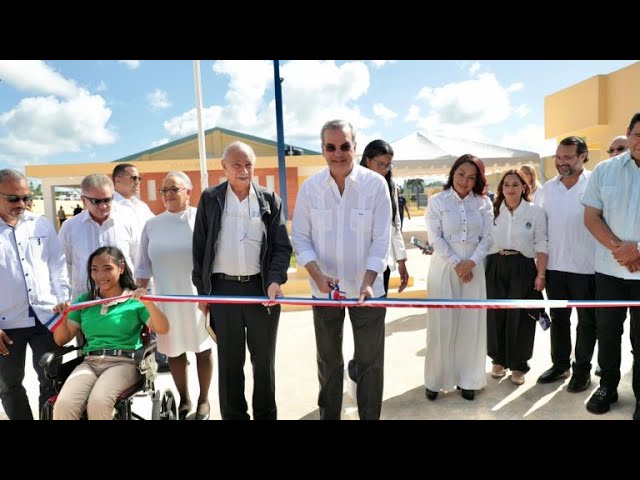 #primeraemisión| Abinader inaugura Centro de Educación Especial Domingo Ortiz Vizcaíno, en Higuey